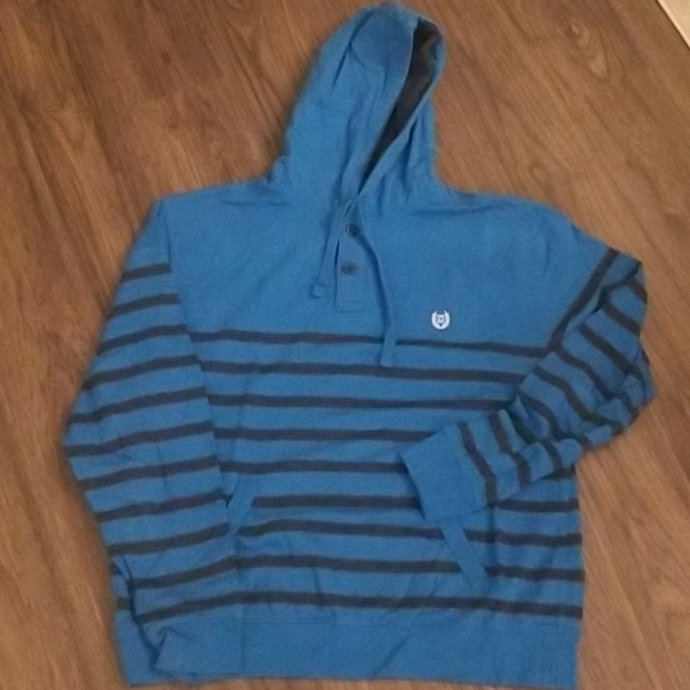 Mens Chaps Striped Hoodie
